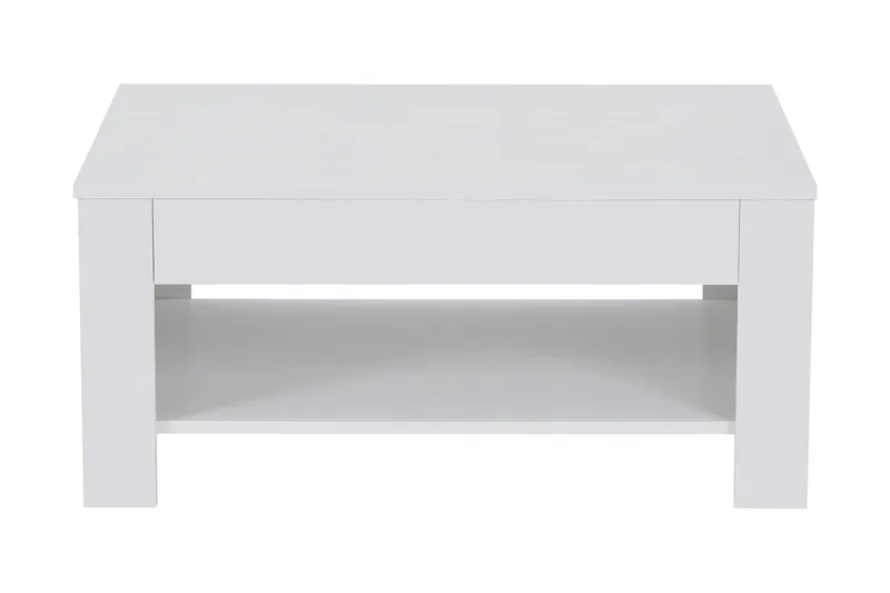 Sohvapöytä Fintan 100 cm, Suorakaide/Valkoinen