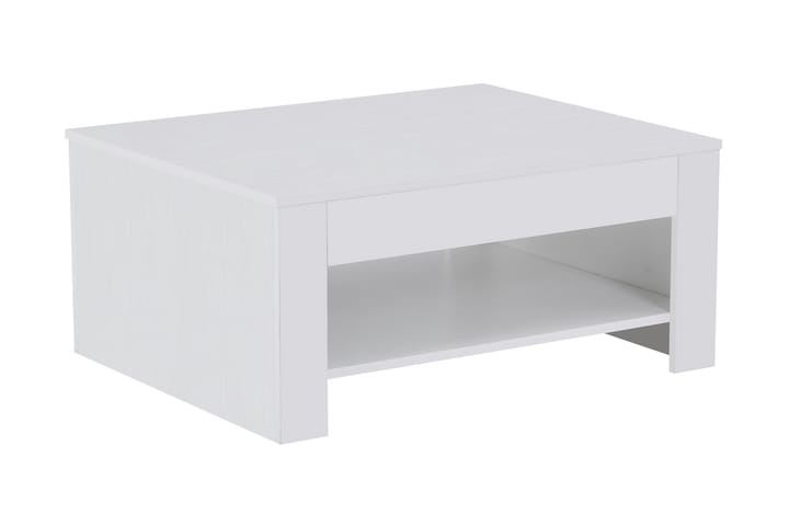 Sohvapöytä Fintan 100 cm - Suorakaide/Valkoinen - Sohvapöytä