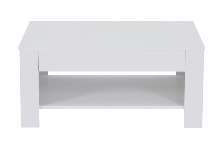 Sohvapöytä Fintan 100 cm - Suorakaide/Valkoinen - Sohvapöytä