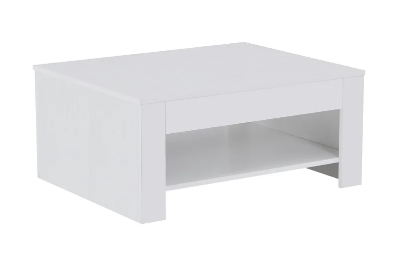 Sohvapöytä Fintan 100 cm - Suorakaide/Valkoinen - Huonekalut - Pöytä & ruokailuryhmä - Sohvapöytä