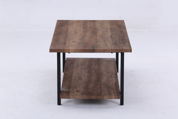 Sohvapöytä Fintan 120 cm - Ruskea/Musta - Sohvapöytä