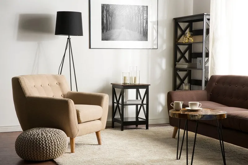 Sohvapöytä Foster 40 cm, Musta