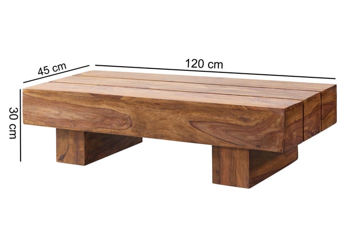Sohvapöytä Gallowsgreen 120 cm - Puu/Luonnonväri - Sohvapöytä