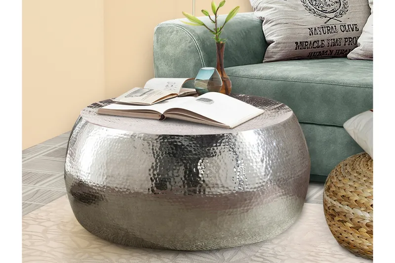 Sohvapöytä Gedina 83 cm - Silver - Huonekalut - Pöytä & ruokailuryhmä - Sohvapöytä