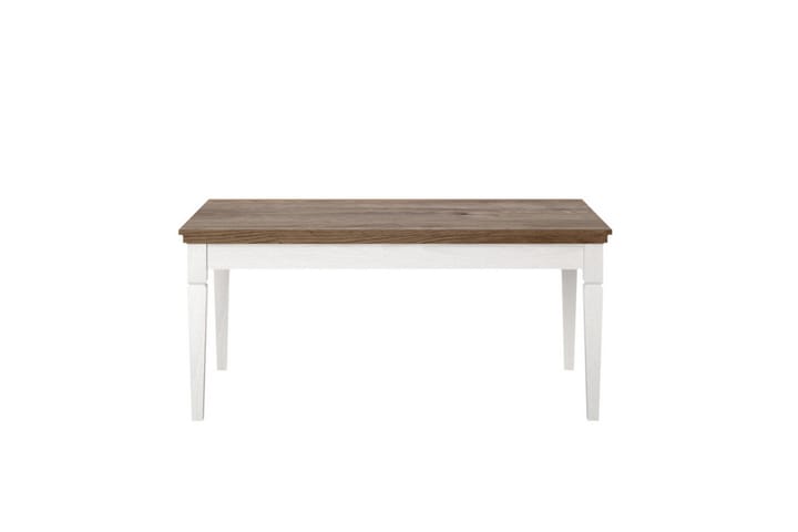 Sohvapöytä Getafez 110 cm - Valkoinen/Luonnonväri - Sohvapöytä