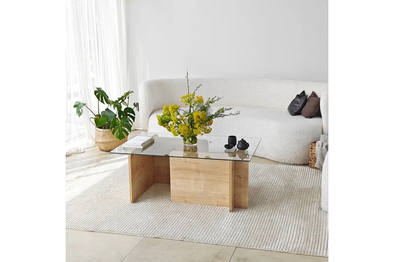 Sohvapöytä Giona 105 cm, Ruskea