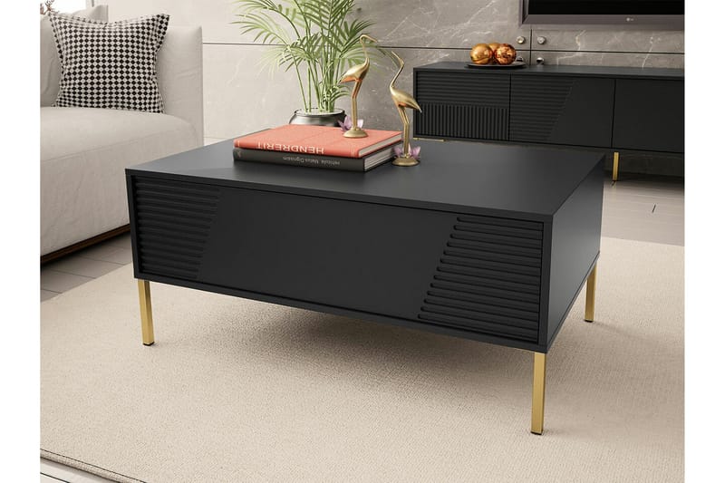 Sohvapöytä Glenndale 60 cm - Musta - Huonekalut - Pöytä & ruokailuryhmä - Sohvapöytä