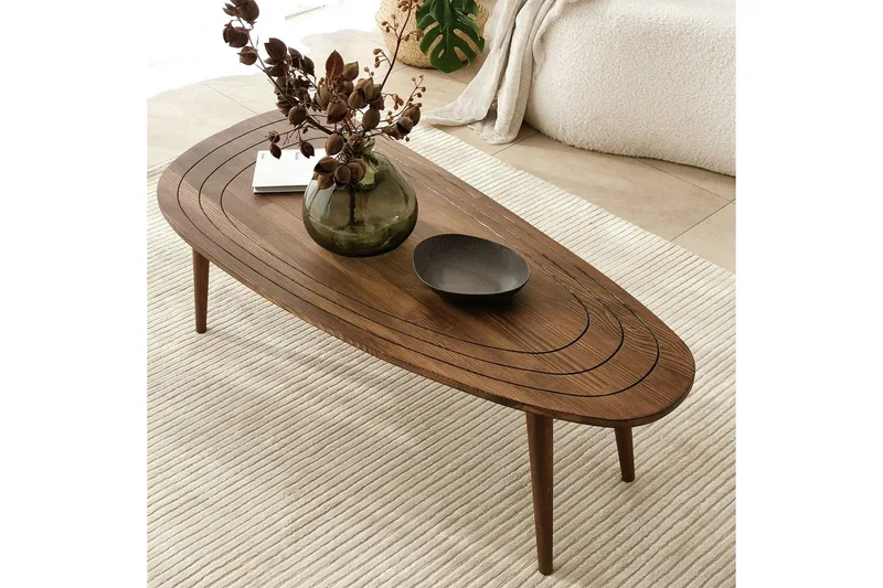 Sohvapöytä Gozoa 115 cm - Pähkinä - Huonekalut - Pöytä & ruokailuryhmä - Sohvapöytä