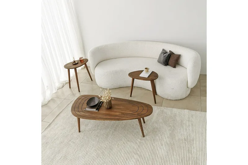 Sohvapöytä Gozoa 115 cm - Pähkinä - Huonekalut - Pöytä & ruokailuryhmä - Sohvapöytä