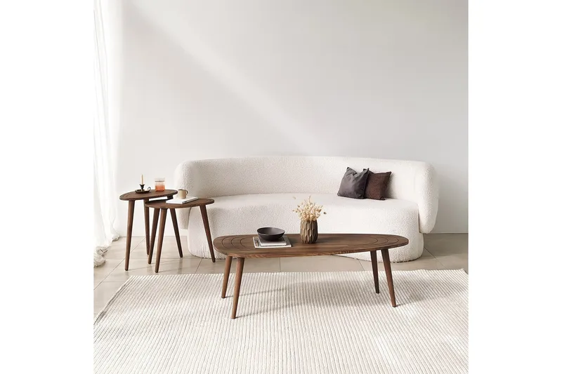 Sohvapöytä Gozoa 115 cm - Pähkinä - Huonekalut - Pöytä & ruokailuryhmä - Sohvapöytä