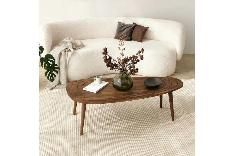 Sohvapöytä Gozoa 115 cm, Pähkinä