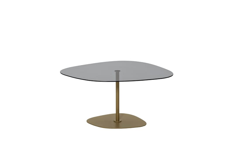 Sohvapöytä Greevston 85 cm - Harmaa/Kulta - Huonekalut - Pöytä & ruokailuryhmä - Sohvapöytä