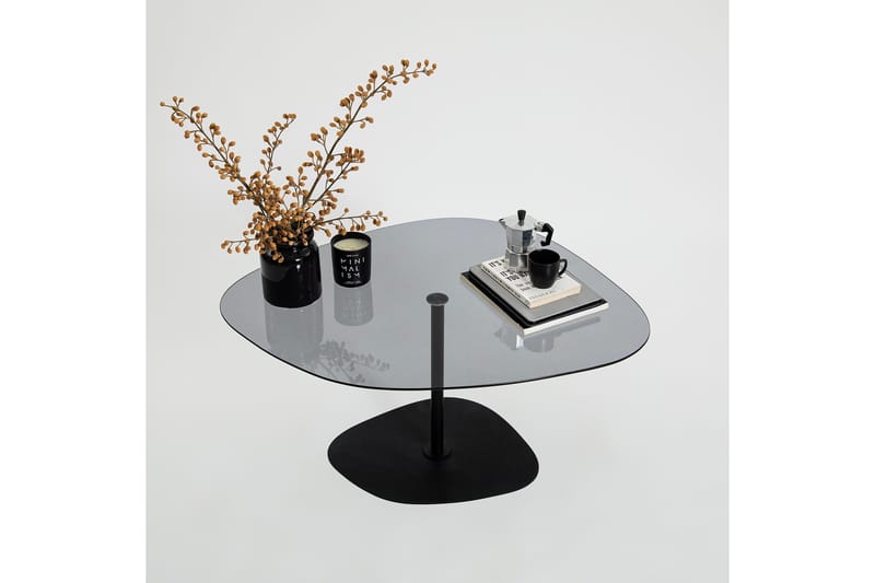 Sohvapöytä Greevston 85 cm - Harmaa/Musta - Huonekalut - Pöytä & ruokailuryhmä - Sohvapöytä