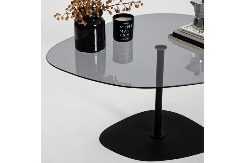 Sohvapöytä Greevston 85 cm - Harmaa/Musta - Huonekalut - Pöytä & ruokailuryhmä - Sohvapöytä