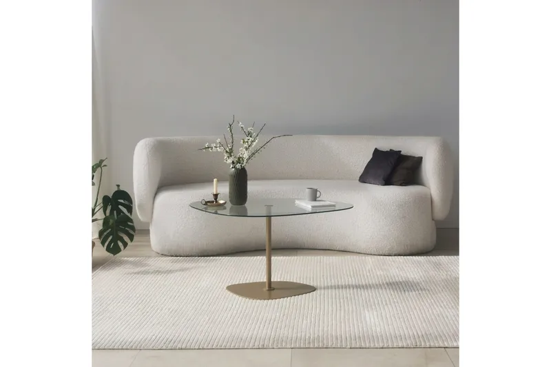 Sohvapöytä Greevston 85 cm - Kulta - Huonekalut - Pöytä & ruokailuryhmä - Sohvapöytä