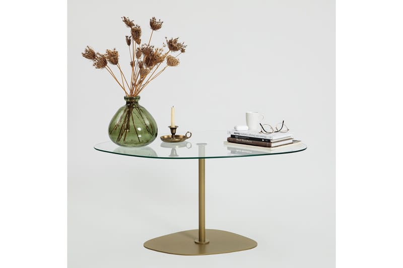 Sohvapöytä Greevston 85 cm - Kulta - Huonekalut - Pöytä & ruokailuryhmä - Sohvapöytä