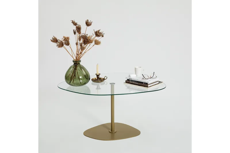 Sohvapöytä Greevston 85 cm - Kulta - Huonekalut - Pöytä & ruokailuryhmä - Sohvapöytä