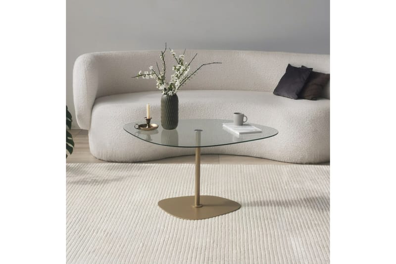 Sohvapöytä Greevston 85 cm - Kulta - Huonekalut - Pöytä & ruokailuryhmä - Sohvapöytä