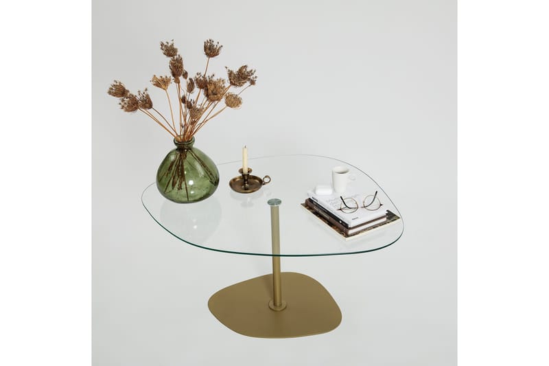 Sohvapöytä Greevston 85 cm - Kulta - Huonekalut - Pöytä & ruokailuryhmä - Sohvapöytä