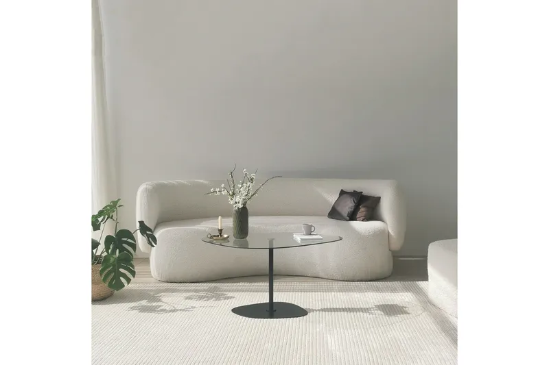 Sohvapöytä Greevston 85 cm, Musta