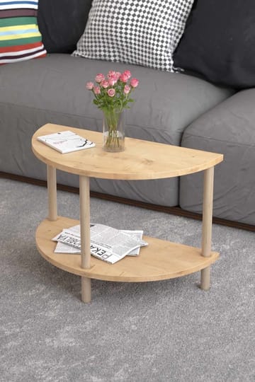 Sohvapöytä Hanah Home Peka Cube (60 x 42 x 30 cm) Sapphire Oak - Sapphire Oak - Huonekalut - Pöytä & ruokailuryhmä - Sohvapöytä