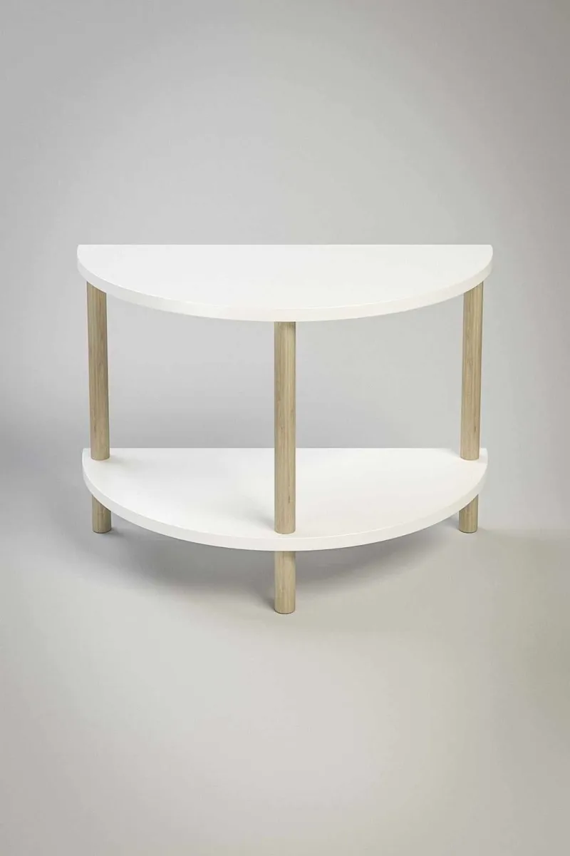 Sohvapöytä Hanah Home Peka Cube (60 x 42 x 30 cm) Valkoinen, Valkoinen
