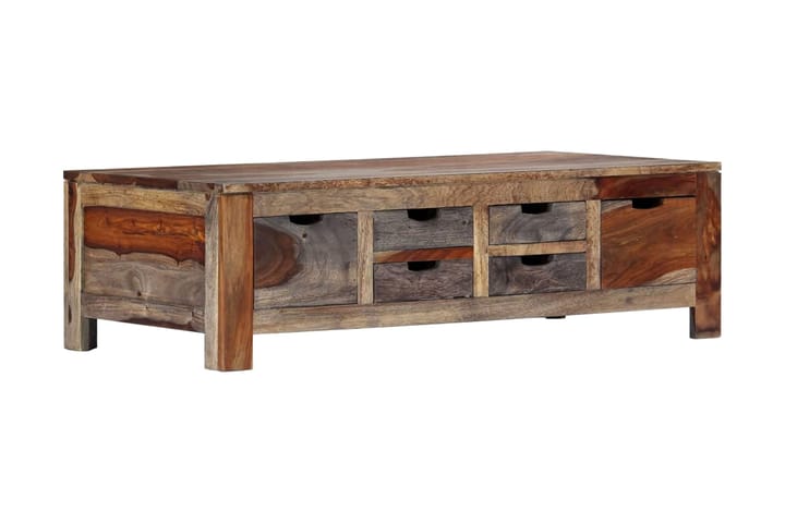 Sohvapöytä harmaa 100x55x30 cm täysi seesampuu - Harmaa - Sohvapöytä