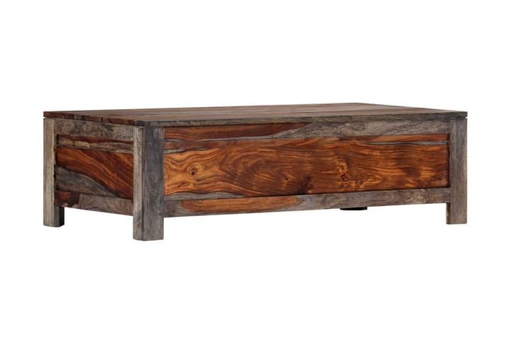 Sohvapöytä harmaa 100x55x30 cm täysi seesampuu - Harmaa - Sohvapöytä