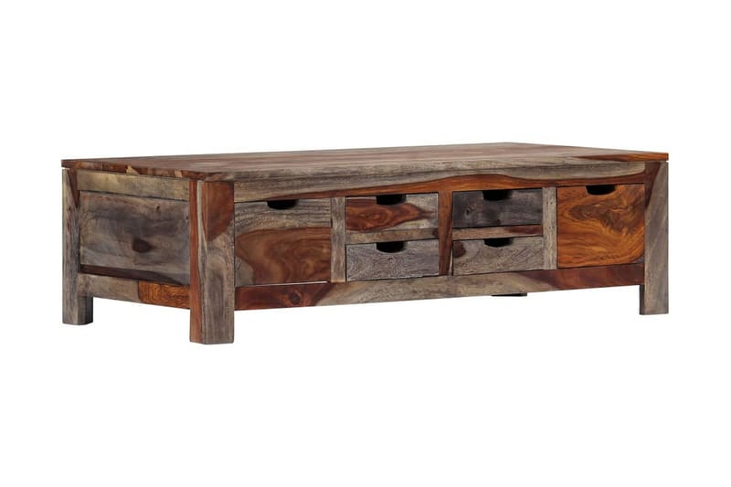 Sohvapöytä harmaa 100x55x30 cm täysi seesampuu - Harmaa - Huonekalut - Pöytä & ruokailuryhmä - Sohvapöytä