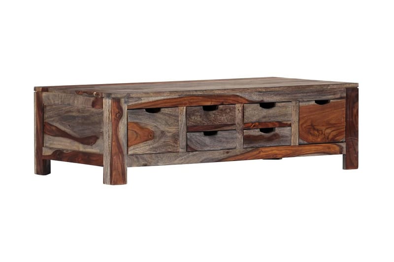 Sohvapöytä harmaa 100x55x30 cm täysi seesampuu - Harmaa - Huonekalut - Pöytä & ruokailuryhmä - Sohvapöytä