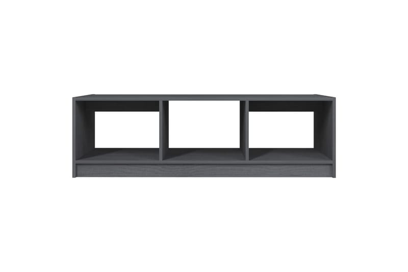 Sohvapöytä harmaa 110x50x34 cm täysi mänty - Harmaa - Huonekalut - Pöytä & ruokailuryhmä - Sohvapöytä