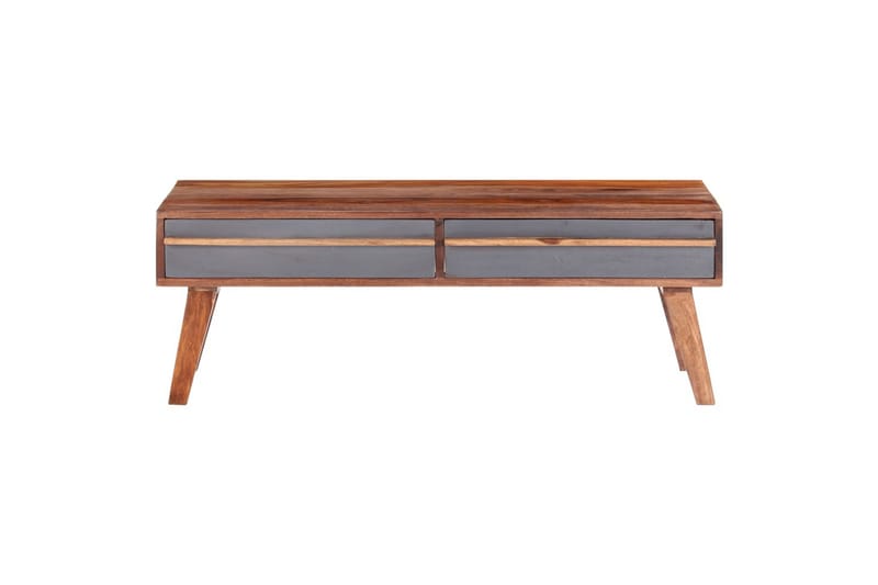 Sohvapöytä harmaa 110x50x40 cm täysi seesampuu - Harmaa - Huonekalut - Pöytä & ruokailuryhmä - Sohvapöytä
