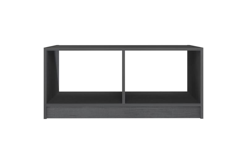 Sohvapöytä harmaa 75x50x33,5 cm täysi mänty - Harmaa - Huonekalut - Pöytä & ruokailuryhmä - Sohvapöytä