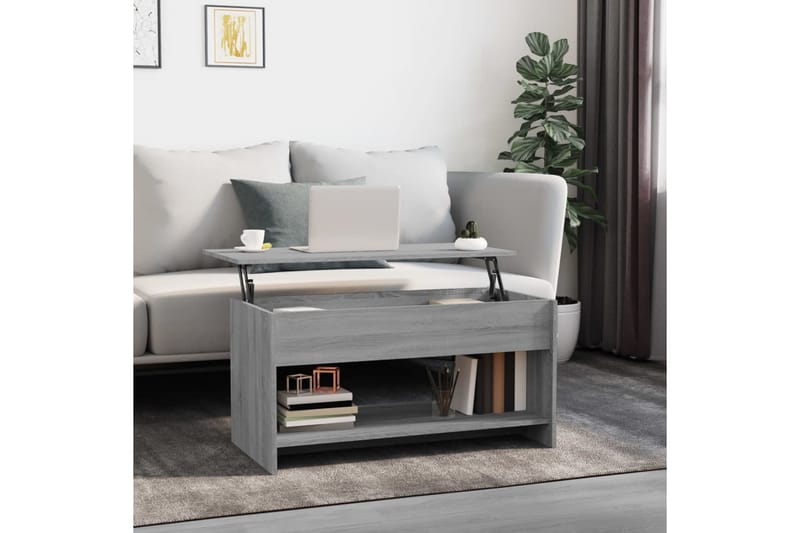 Sohvapöytä harmaa Sonoma 102x50x52,5 cm tekninen puu - Harmaa - Huonekalut - Pöytä & ruokailuryhmä - Sohvapöytä