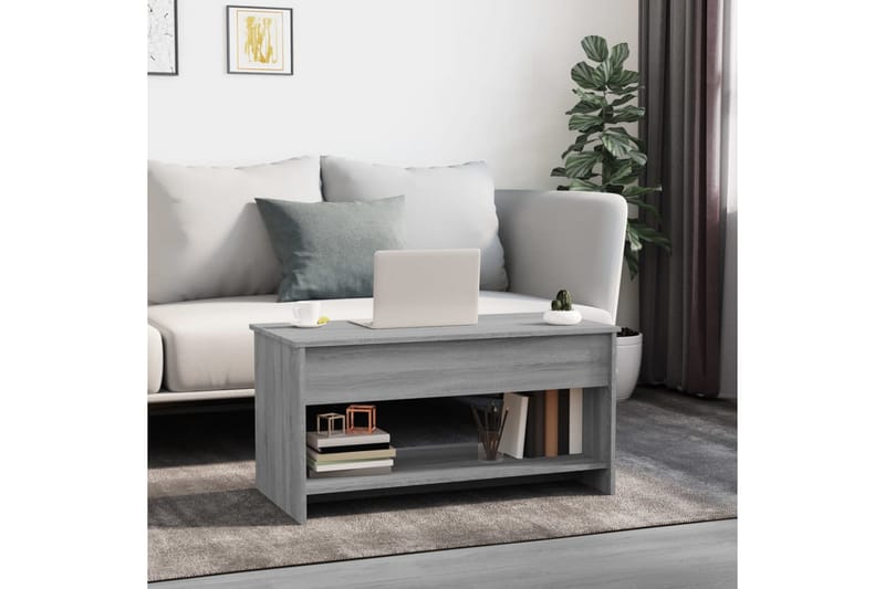 Sohvapöytä harmaa Sonoma 102x50x52,5 cm tekninen puu - Harmaa - Huonekalut - Pöytä & ruokailuryhmä - Sohvapöytä