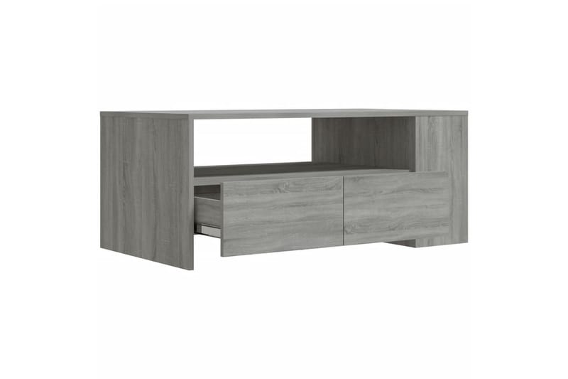 Sohvapöytä harmaa Sonoma 102x55x42 cm tekninen puu - Harmaa - Huonekalut - Pöytä & ruokailuryhmä - Sohvapöytä