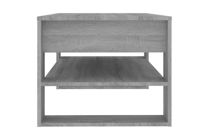 Sohvapöytä harmaa Sonoma 102x55x45 cm tekninen puu - Harmaa - Sohvapöytä