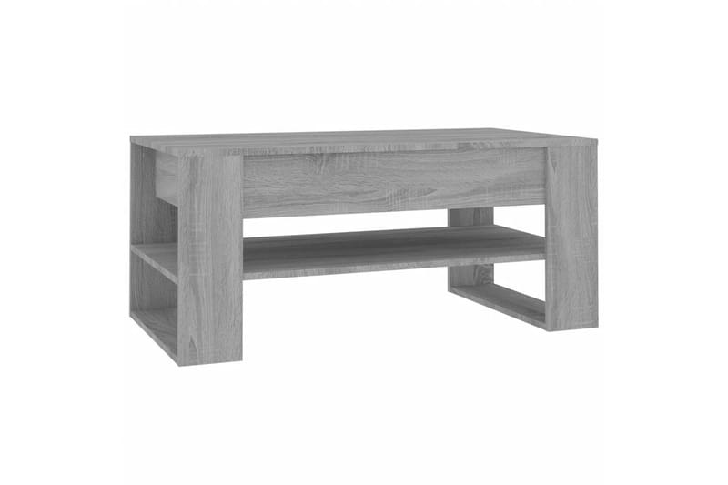 Sohvapöytä harmaa Sonoma 102x55x45 cm tekninen puu - Harmaa - Huonekalut - Pöytä & ruokailuryhmä - Sohvapöytä