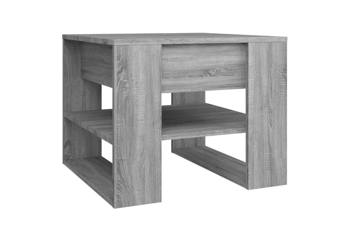 Sohvapöytä harmaa Sonoma 55,5x55x45 cm tekninen puu - Harmaa - Sohvapöytä