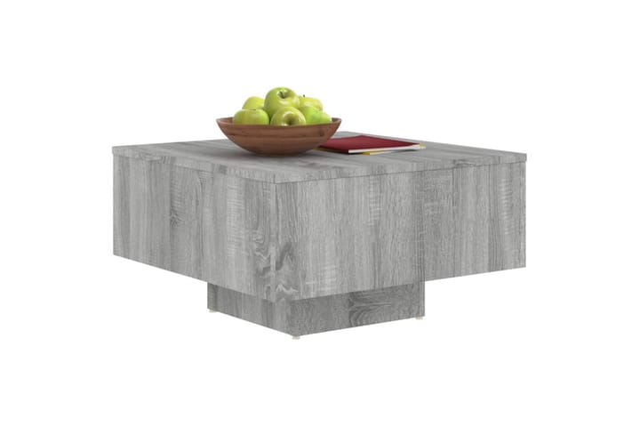 Sohvapöytä harmaa Sonoma 60x60x31,5 cm tekninen puu - Harmaa - Sohvapöytä