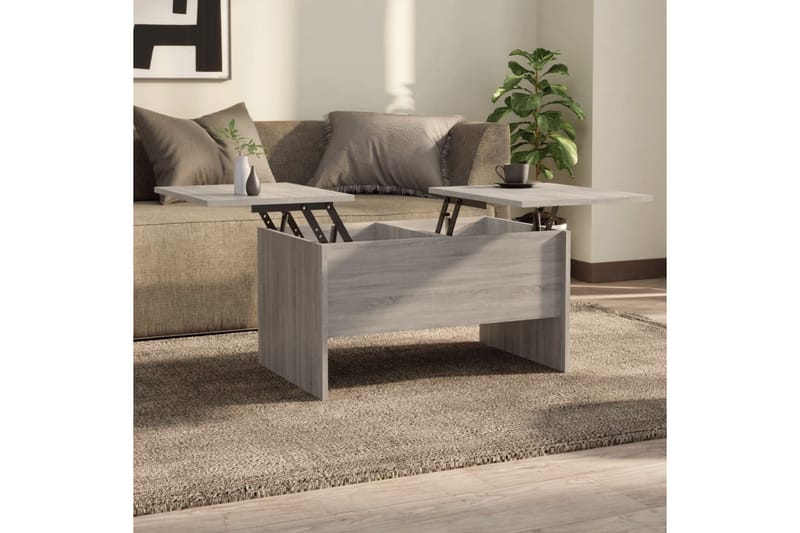 Sohvapöytä harmaa Sonoma 80x50x42,5 cm tekninen puu - Harmaa - Huonekalut - Pöytä & ruokailuryhmä - Sohvapöytä