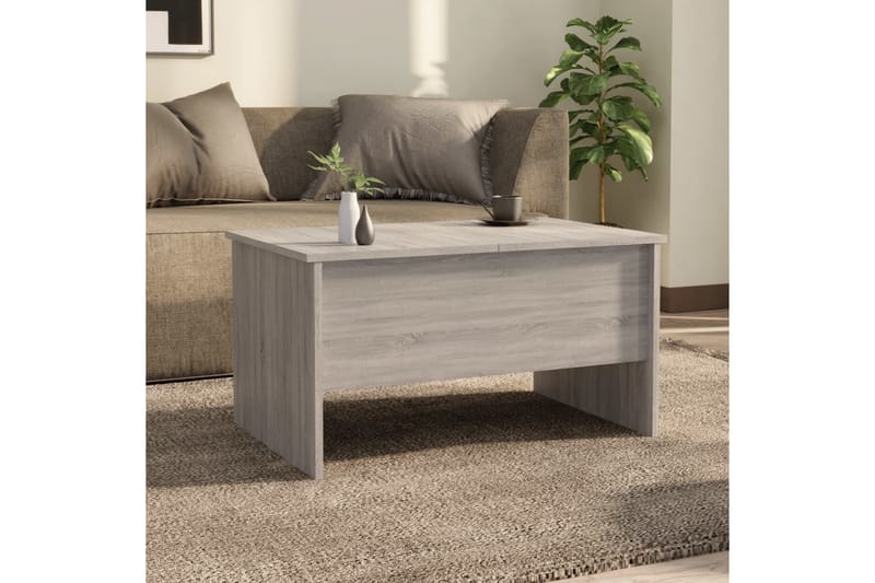 Sohvapöytä harmaa Sonoma 80x50x42,5 cm tekninen puu - Harmaa - Huonekalut - Pöytä & ruokailuryhmä - Sohvapöytä