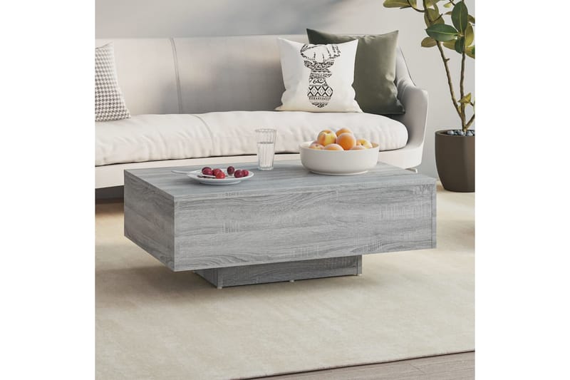 Sohvapöytä harmaa Sonoma 85x55x31 cm tekninen puu - Harmaa - Huonekalut - Pöytä & ruokailuryhmä - Sohvapöytä