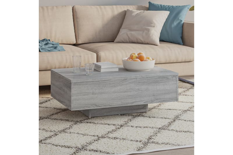 Sohvapöytä harmaa Sonoma 85x55x31 cm tekninen puu - Harmaa - Huonekalut - Pöytä & ruokailuryhmä - Sohvapöytä