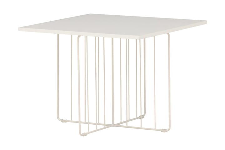 Sohvapöytä Hashirama 60x60x45 cm - Valkoinen - Sohvapöytä