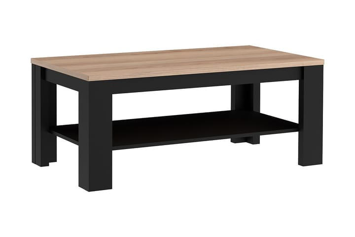 Sohvapöytä Havdar 110 cm - Ruskea/Musta - Sohvapöytä