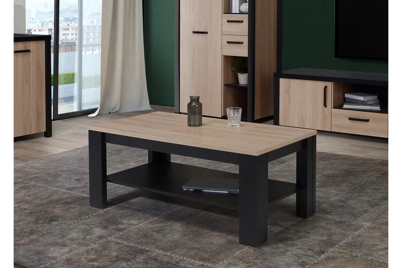 Sohvapöytä Havdar 110 cm - Ruskea/Musta - Huonekalut - Pöytä & ruokailuryhmä - Sohvapöytä