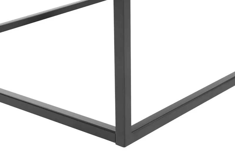 Sohvapöytä Heber 100 cm Marmorikuvio - Musta - Huonekalut - Pöytä & ruokailuryhmä - Sohvapöytä