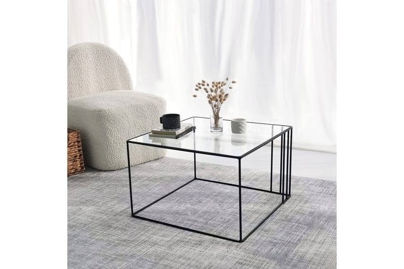 Sohvapöytä Heemsharl 55 cm - Musta - Huonekalut - Pöytä & ruokailuryhmä - Sohvapöytä