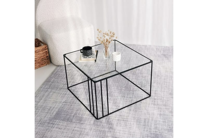 Sohvapöytä Heemsharl 55 cm - Musta - Huonekalut - Pöytä & ruokailuryhmä - Sohvapöytä